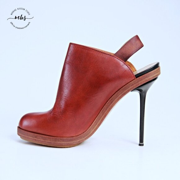 Nicholas Kirkwood Heeled Booties Brown Women EU 40.5 US 9-9.5 - Picture 7 of 15